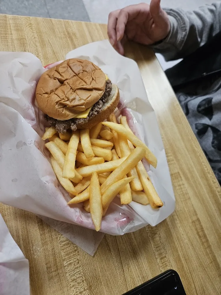 Cheeseburger and Fries